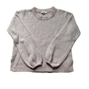 Madewell Light Pink Wool & Alpaca Pullover Sweater XS